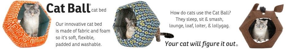 cat ball bed