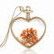 Limited Edition Heart Shape Hand Made Dried Flower Necklace