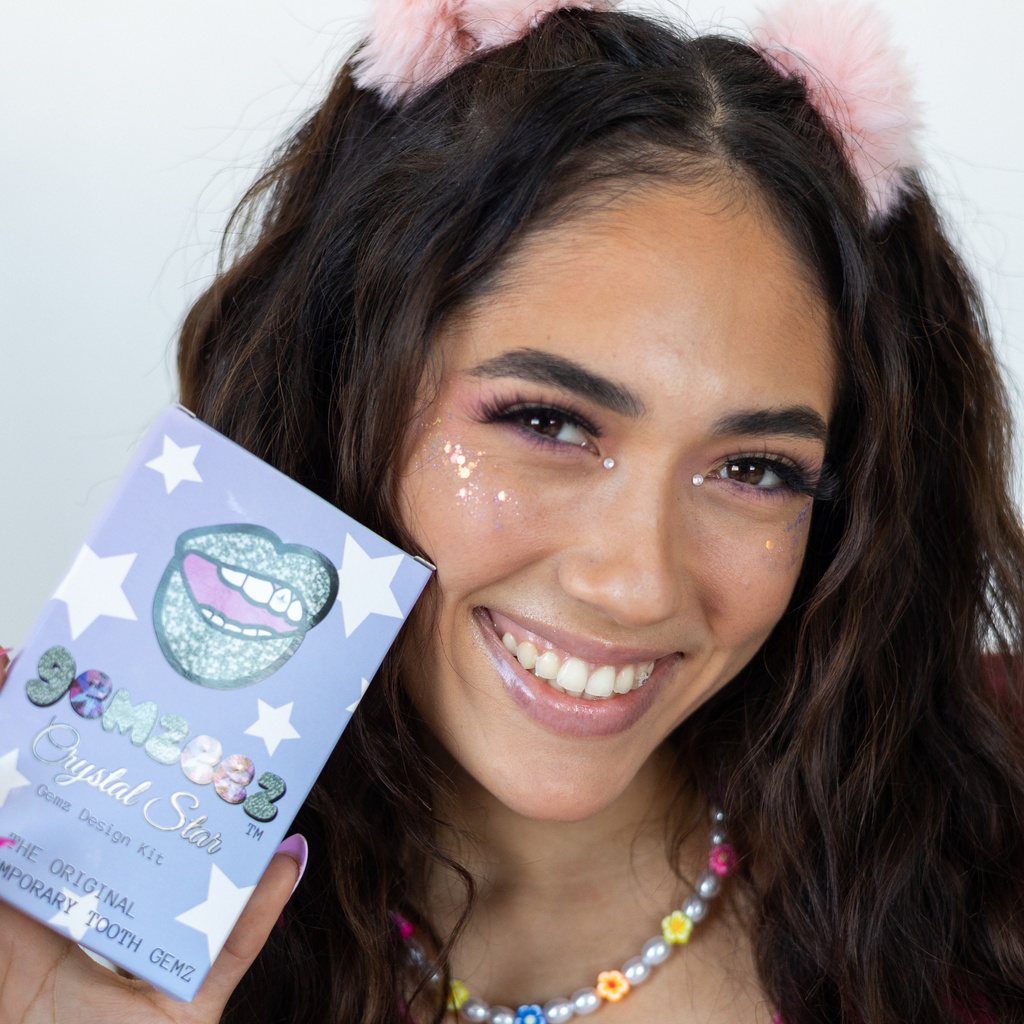 Add sparkle to your smile with our Crystal Butterfly Effect Design Kit! 🦋✨  #gemzeez #toothgems #toothgemsla #tiktok #reels #beauty…