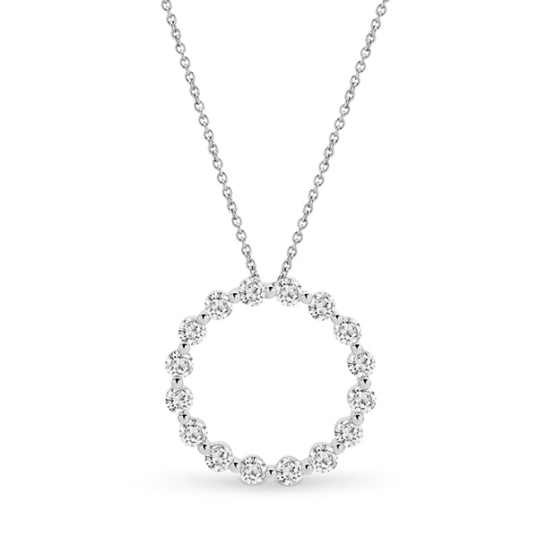 Pavé Set Diamond Padlock Pendant