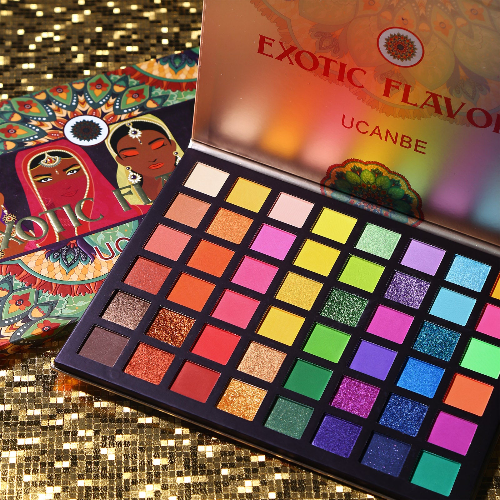 48 Colors Exotic Flavors Eyeshadow Palette – UCANBE