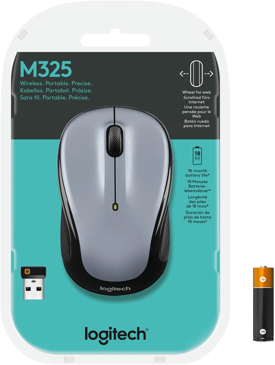 logitech m325 light silver