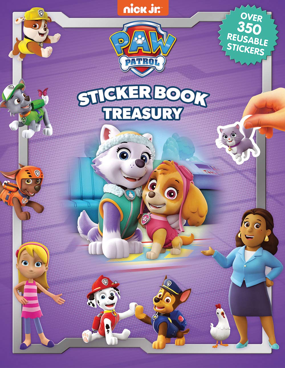 Phidal: Nick Paw Patrol Girls Sticker Book Treasury