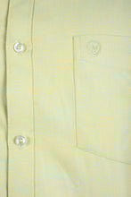 Load image into Gallery viewer, Parrot Green Honeycomb Dobby Formal Shirt
