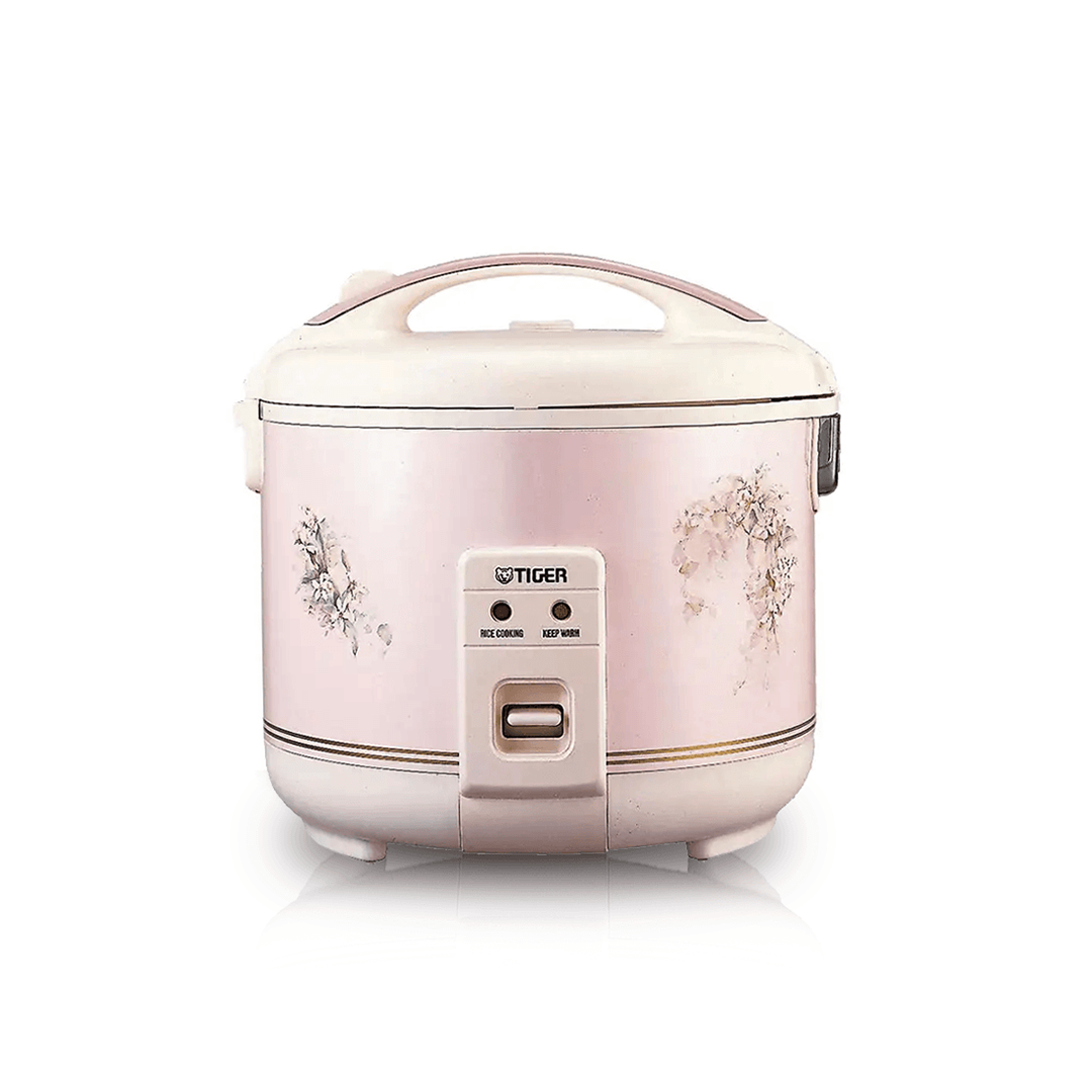 品)Tiger JNP-1800-FL 10-Cup (Uncooked) Rice Cooker and Warmer Floral Whit 