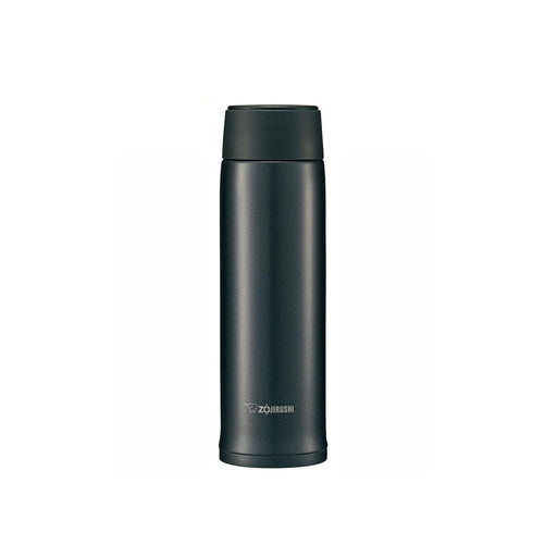 Zojirushi Sm-Wa48-Ba Water Bottle, One-Touch Stainless Steel Mug, Seamless, 1.9 fl oz (0.48 L), Black