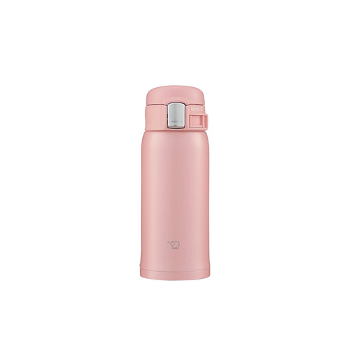 Zojirushi Sm-Wa36-Pa One-Touch Stainless Steel Mug, Seamless, 0.36 L, Peach Pink