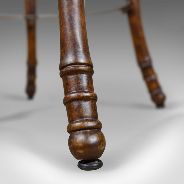 Circular Tray Table, Chinese Faux Bamboo and Walnut, Late 20th Century ...