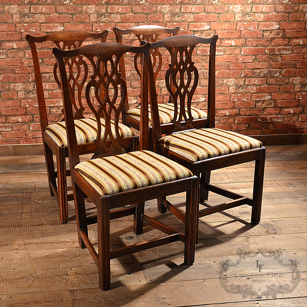 Georgian 4 x Dining Chairs – London Fine Antiques