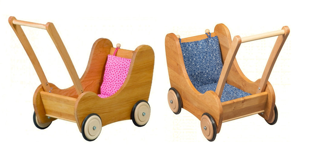 wooden baby pram walker