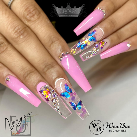 Summer 2021 nail art trends Butterfly