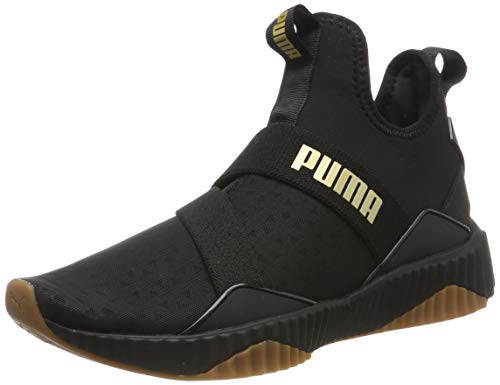 puma black metallic gold