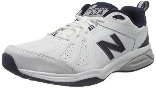 624 Cross Training Shoes, White/Navy 