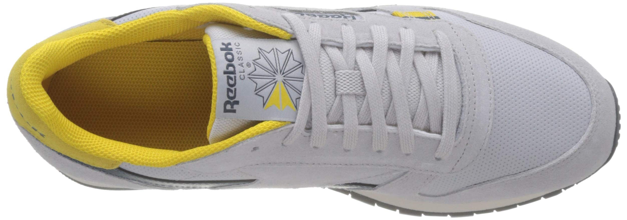 reebok yellow classic leather mu trainers