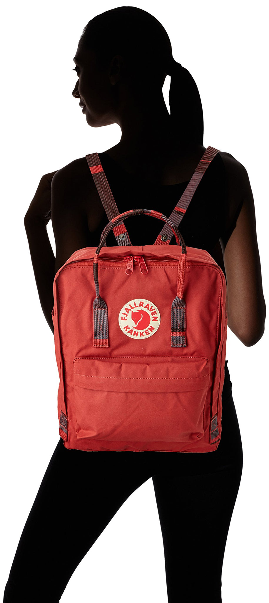 fjallraven deep red random blocked