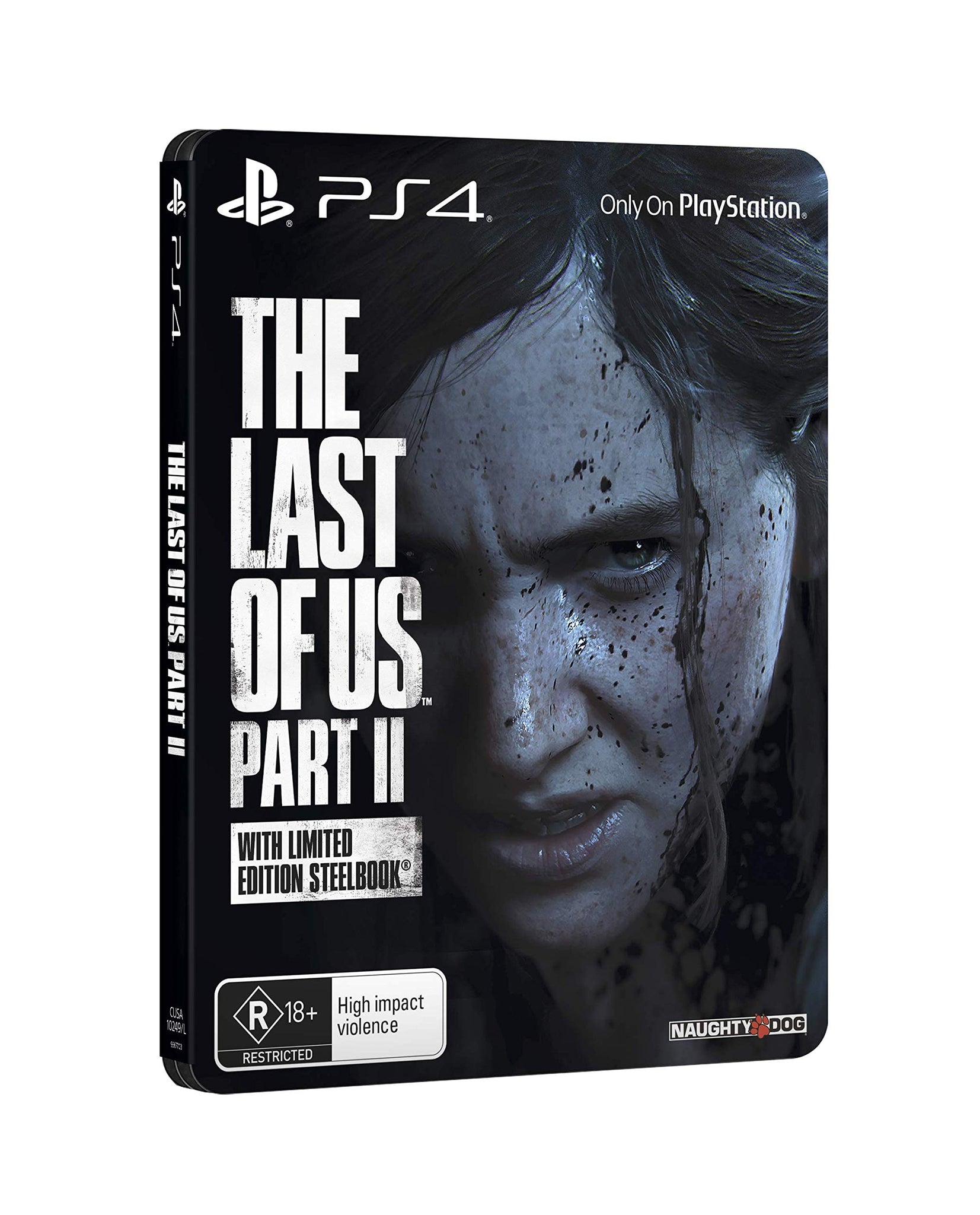 the last of us part ii with limited edition steelbook