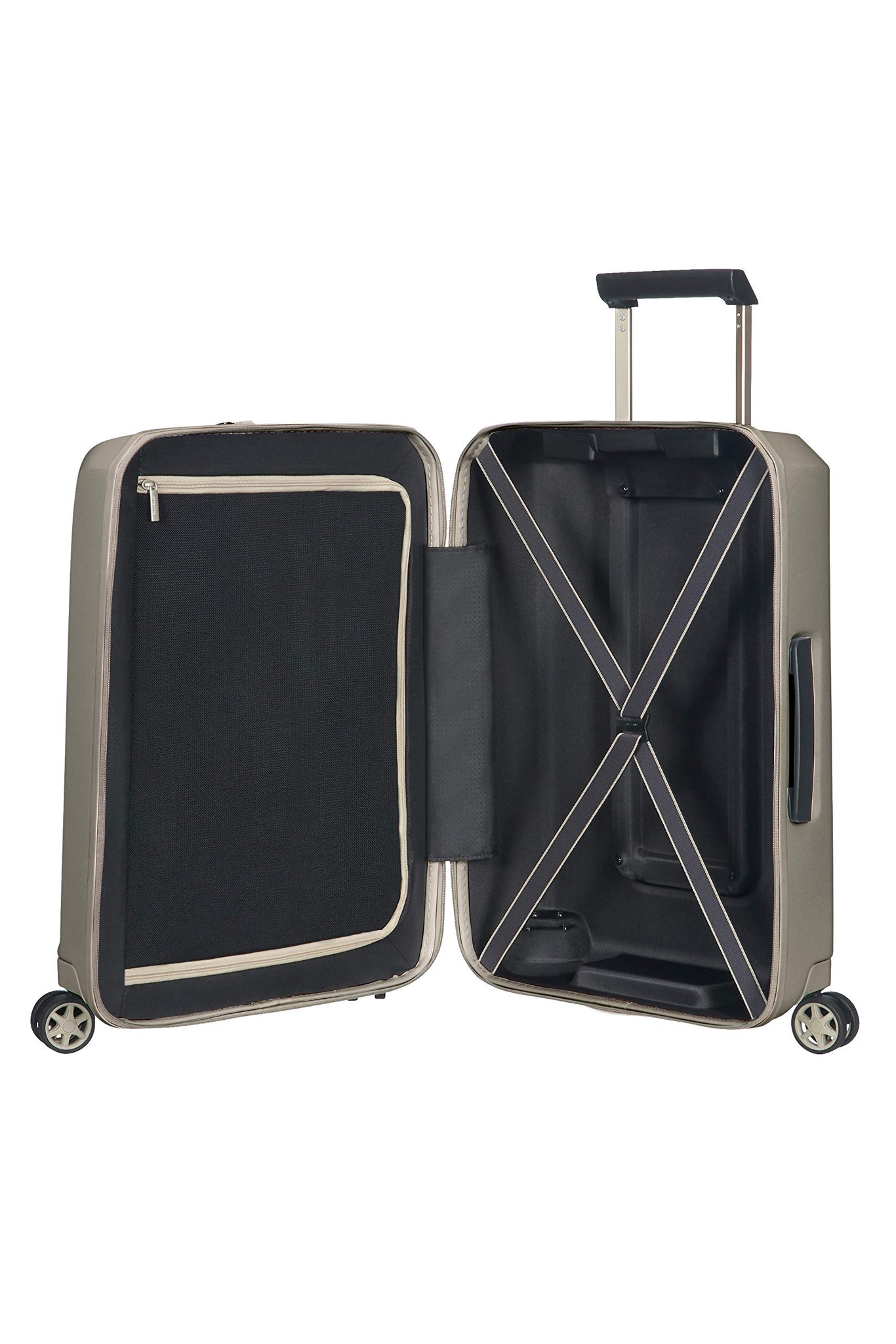 samsonite prodigy spinner 55 ivory gold