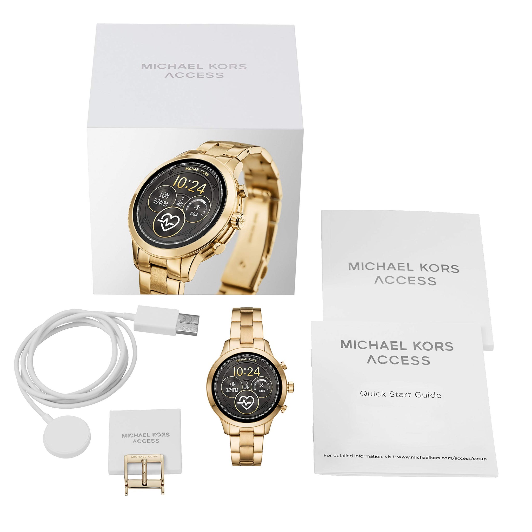 michael kors gold tone smartwatch