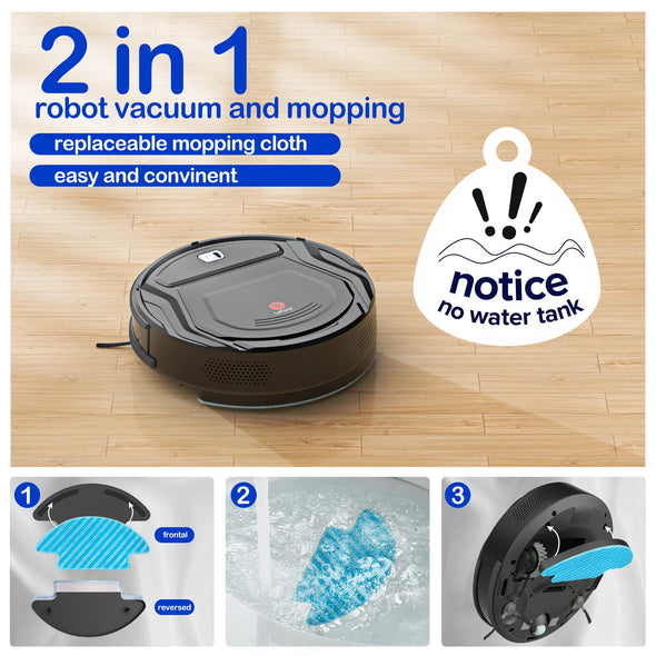  Lefant Robot Vacuum and Mop, Lidar Navigation, 4000Pa