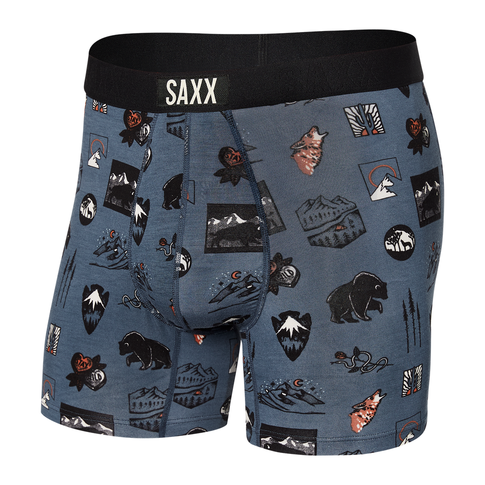 SAXX Vibe Budweiser 2 Pack Stretch Boxer Briefs - Men's Boxers in Starry  Stripe Premium