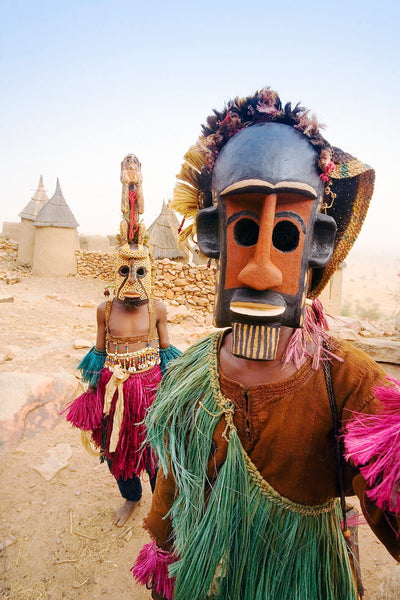  Masque Dogon. Tradition Dama. Mali