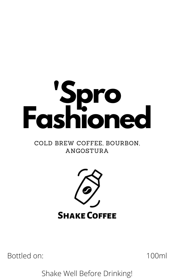 'Spro Fashioned - Shake Coffee SG