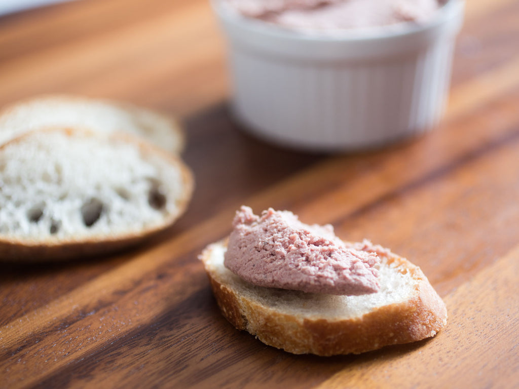 Mousse on bread