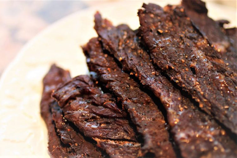Balsamic Cured Beef Jerky from Abingdon Olive Oil Co