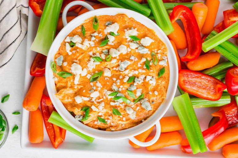 Keto Buffalo Chicken Dip from Fore Score Living