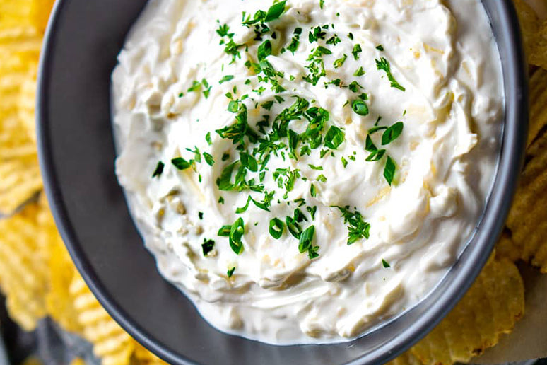 French Onion Dip from the Kitchen Girl