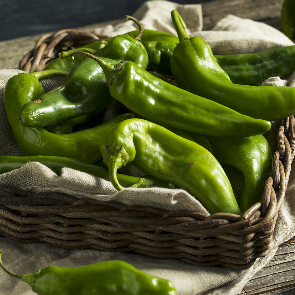 Basket of Hatch Green Chile