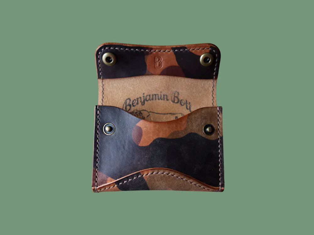 Benjamin Bott Camo Leather Wallet