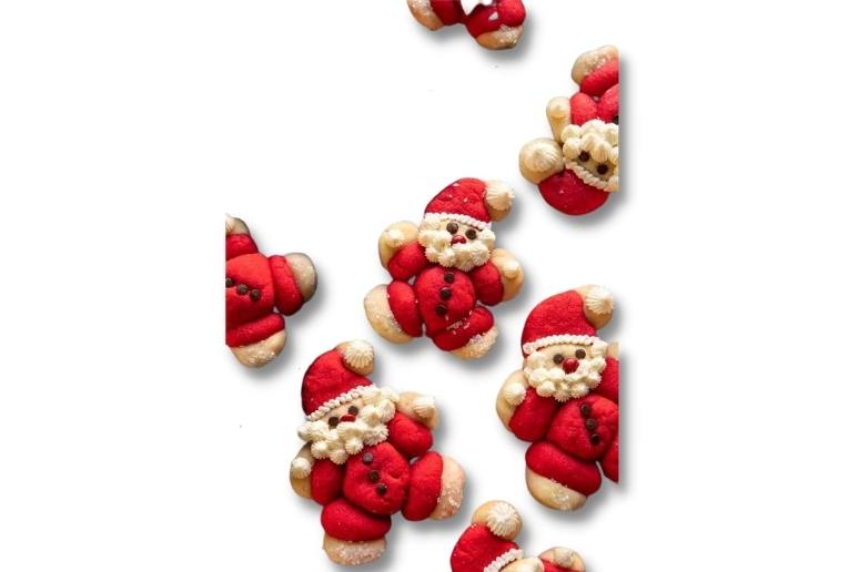 Santa Shaped Cookies