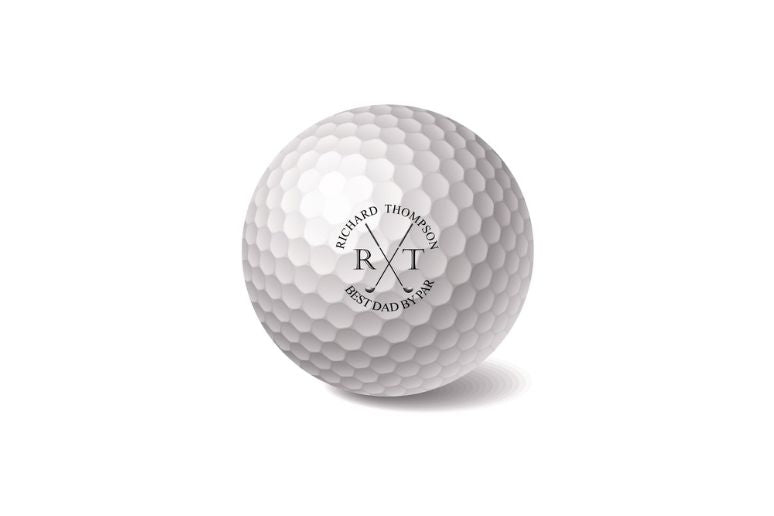 Golf Balls With Their Initials