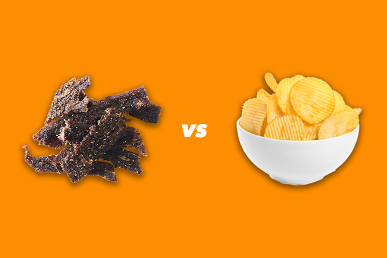 Beef Jerky vs. Potato Chips