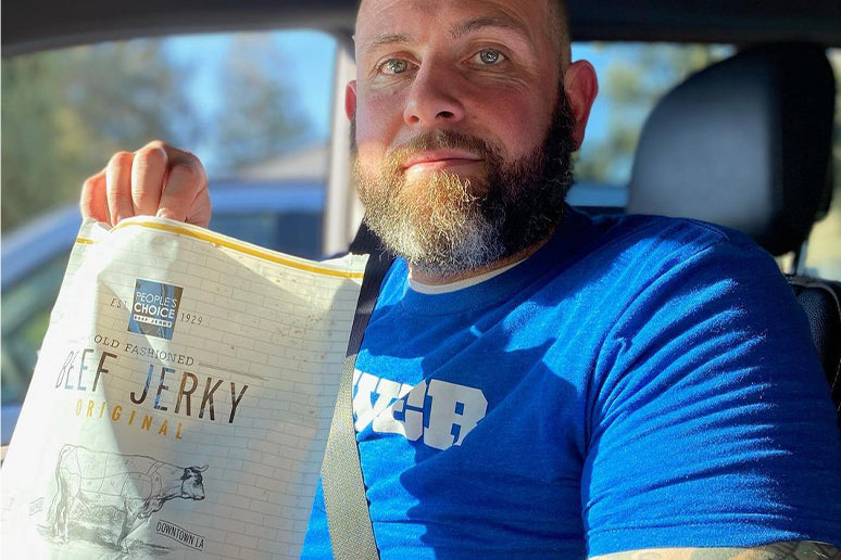 "Snack on the road! One of the best beef jerky hands down!" -Hadi