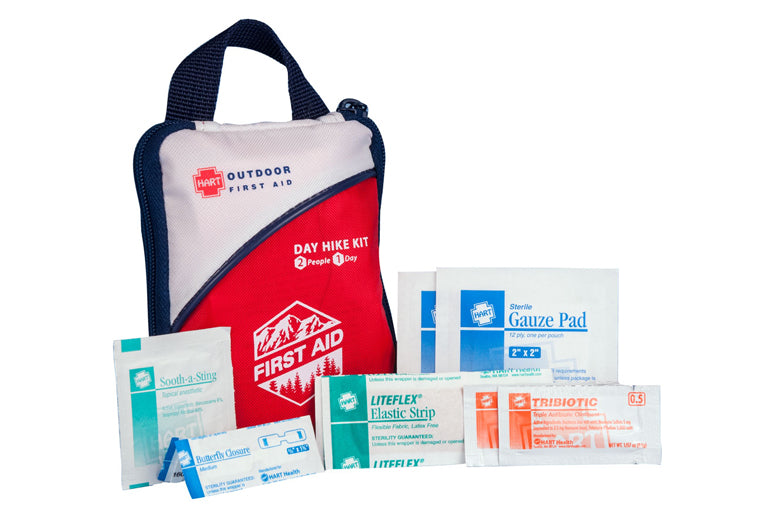 First aid kit for hiking