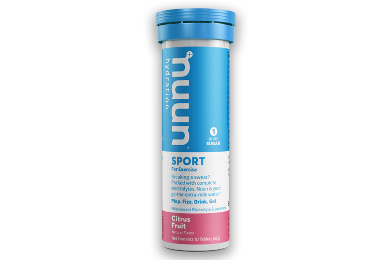 Nuun electrolyte tables