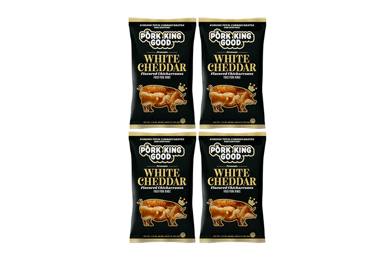 Pork King Good White Cheddar Pork Rinds