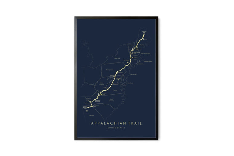 Picture of a hiking trail wall art