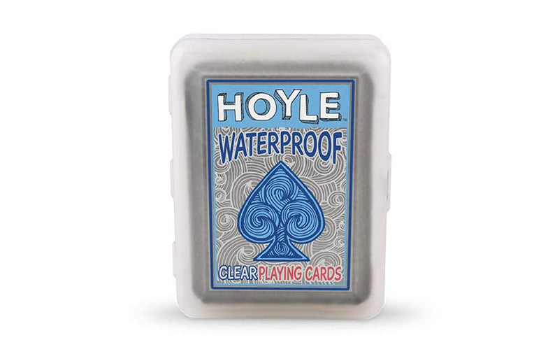 Waterproof playing cards.