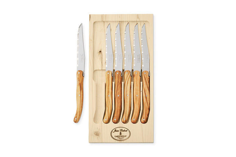 Jean Dubost Laguiole Steak Knife Set, Set of 6