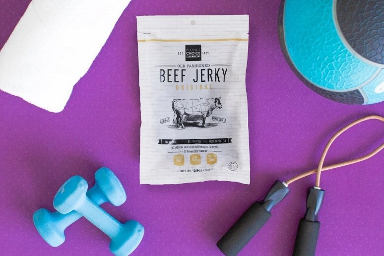 Beef jerky is a great, consumable gift for your personal trainer.