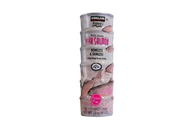 Kirkland Signature Wild Alaskan Pink Salmon, 6 oz, 6-count