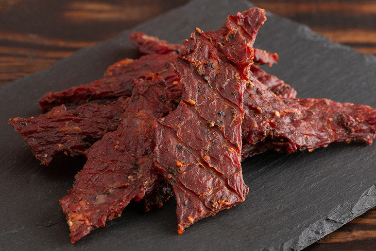 Dried wild elk jerky