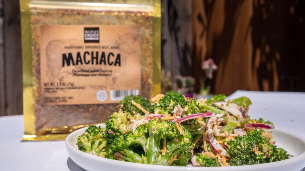 Keto Machaca Broccoli Salad