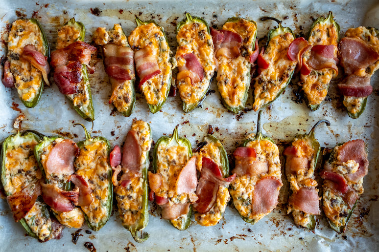 Bacon Wrapped Jalapeno Poppers Post Bake