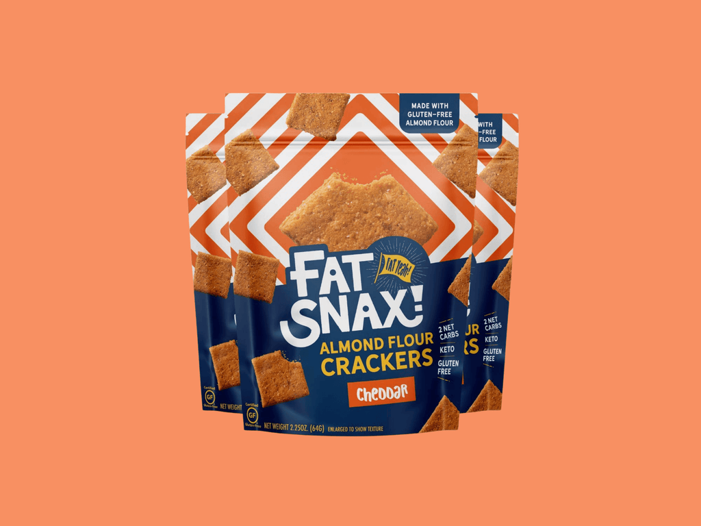 Fat Snax Keto Cheddar Crackers