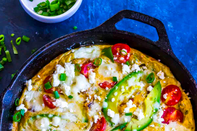 Keto Avocado Frittata