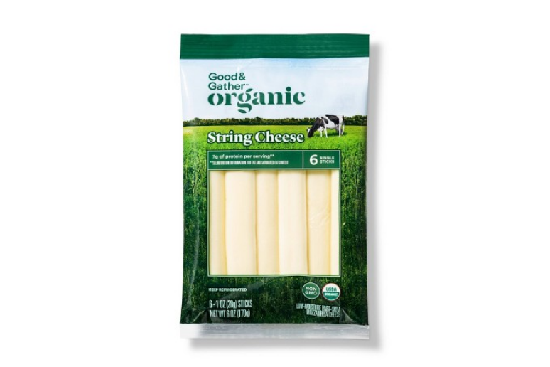 Good & Gather Organic String Cheese